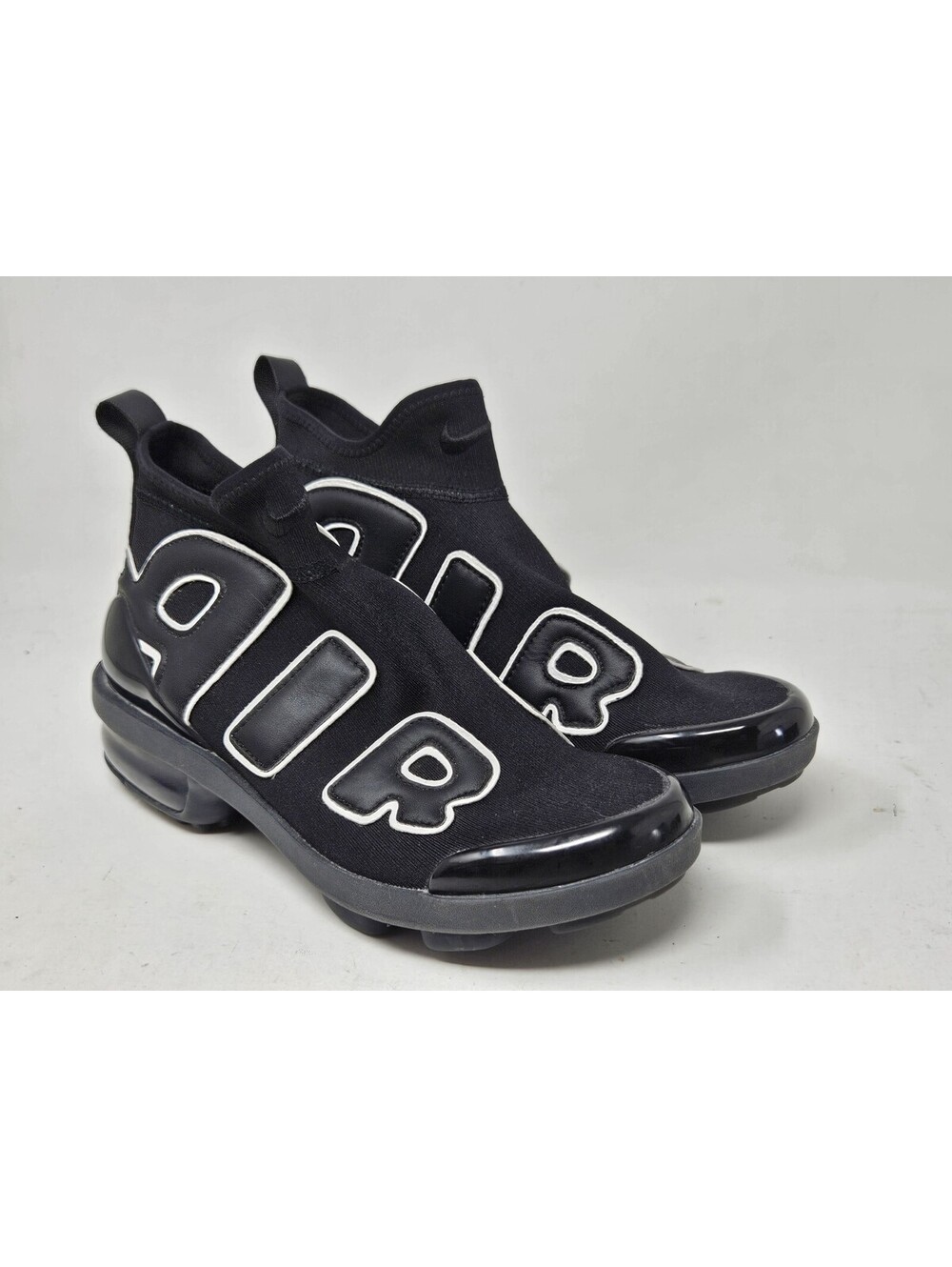 Nike Airquent Uptempo Sneakers Shoes Triple Black Fashion AQ7287-002 Women 7